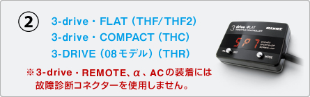 A3-drive・FLAT、COMPACT、3-DRIVE(08モデル)