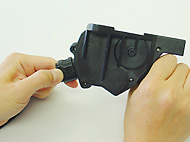 Disconnect the accelerator connector