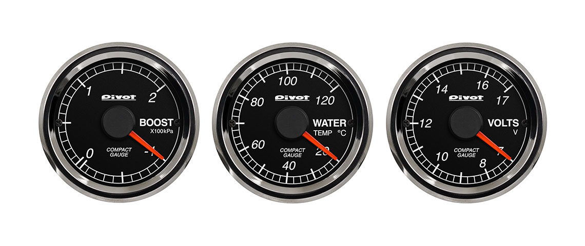 すぐ発送可能！ pivot compact gauge 追加3連メーター - crumiller.com