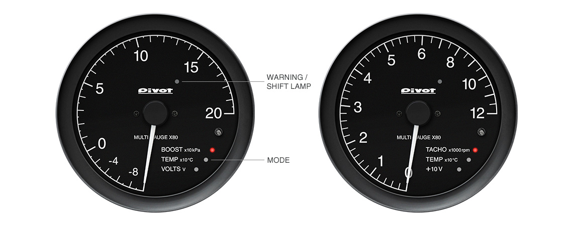 MULTI GAUGE X80 | メーター | 生産終了品 | PIVOT